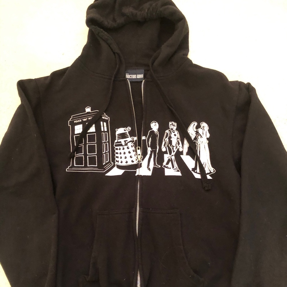 Dr. Who Men’s The Beatles Dr Who Crossover Hoodie